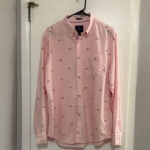 Men's Pink Patterned Shirt
